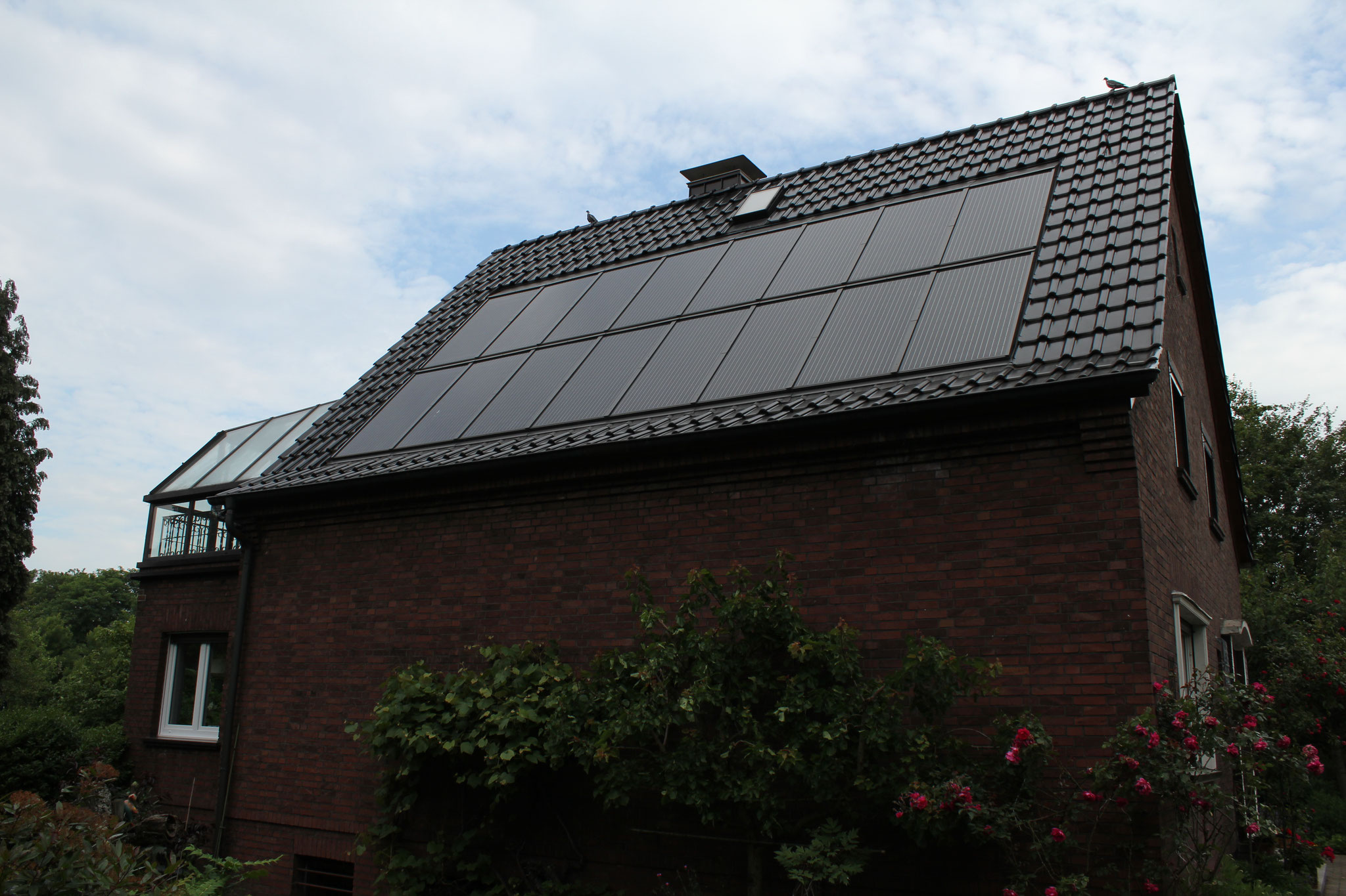 Dach mit Solar
